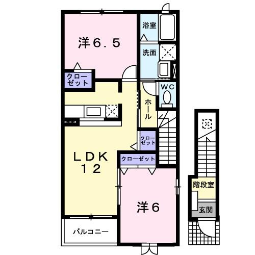 デスパシオ下戸田の間取り