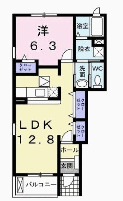 デスパシオ下戸田の間取り