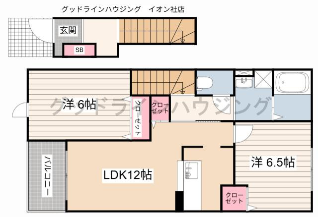 パストラルⅡの間取り