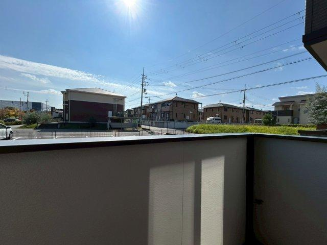 グランドレイク東条のバルコニー