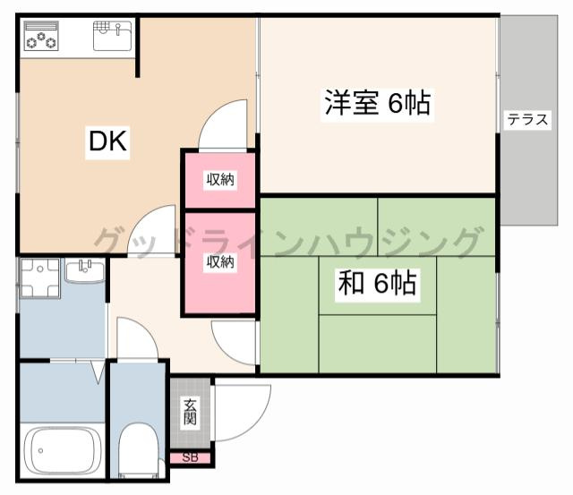 コンフォート社　Aの間取り