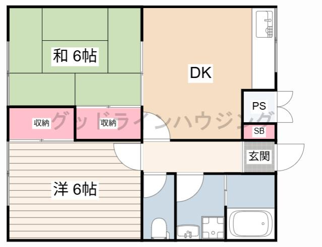 ハイツエスペランサⅡの間取り