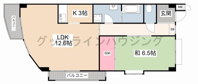 プレジオ滝野の間取り