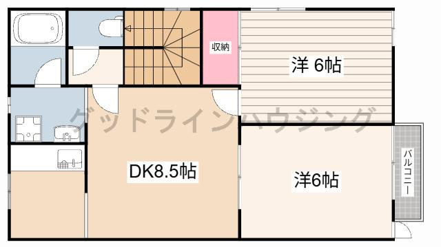 ハイツクローバーの間取り