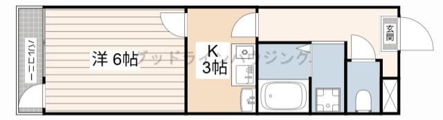 尚栄館　B棟の間取り
