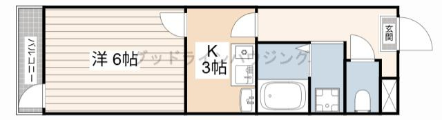 尚栄館　B棟の間取り