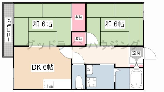 カーサYASIROの間取り