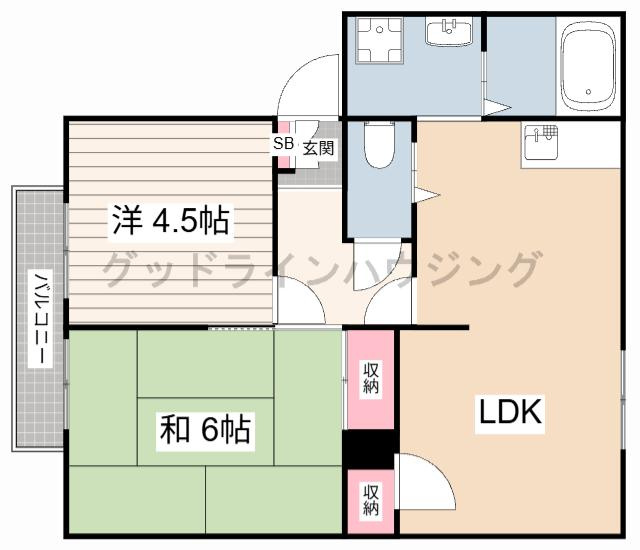 ハイツどりーむの間取り
