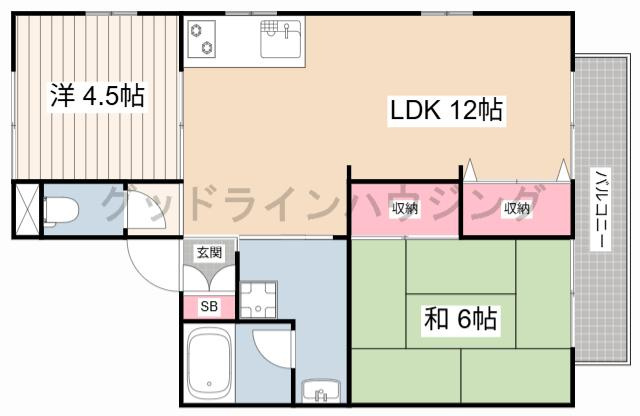 ロイヤルマンションの間取り