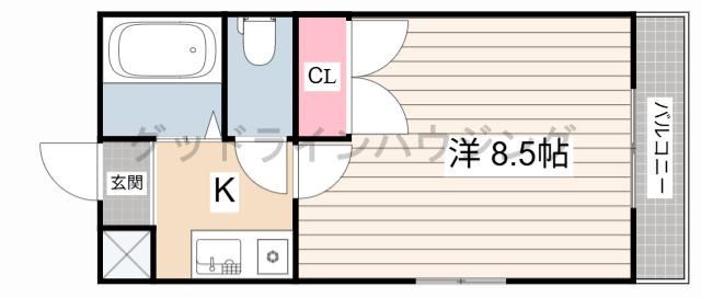 滝野社レジデンスの間取り