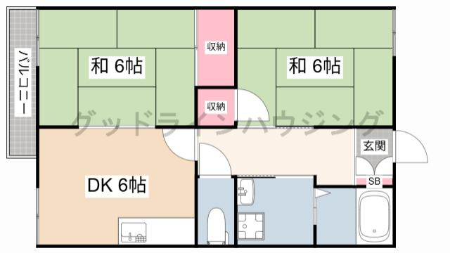 カーサYASIROの間取り