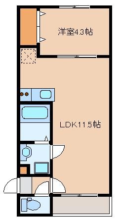 【間取り】 | ソアース和白駅前