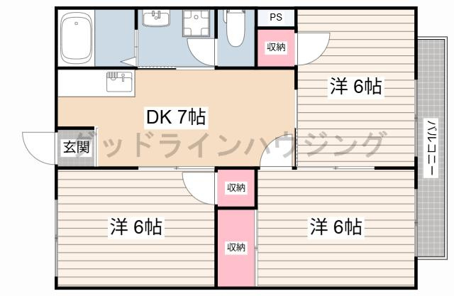 ハイツフォレストの間取り