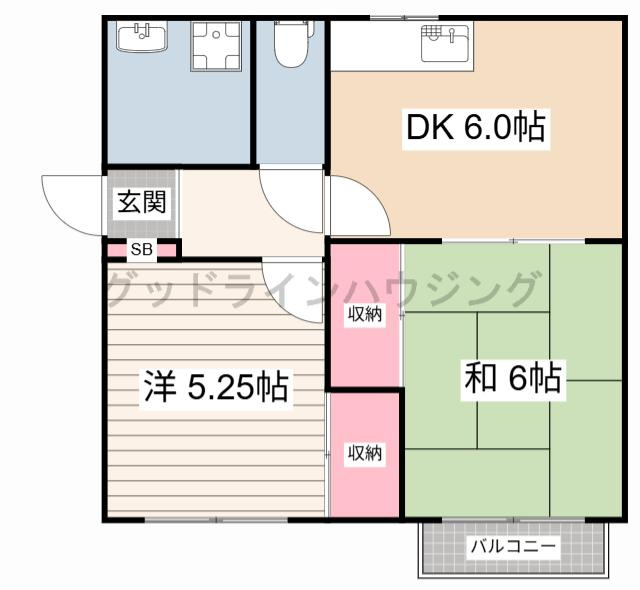 メゾン１号館Ｂの間取り