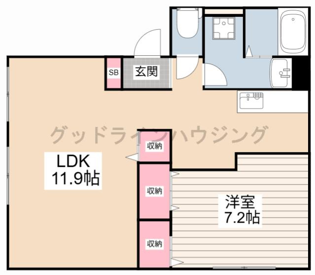ロイヤルハイツⅡの間取り