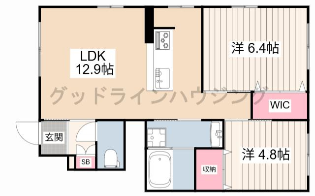 チェリーヒルズの間取り