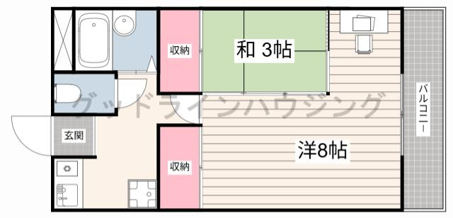 ラフェスタ加東の間取り