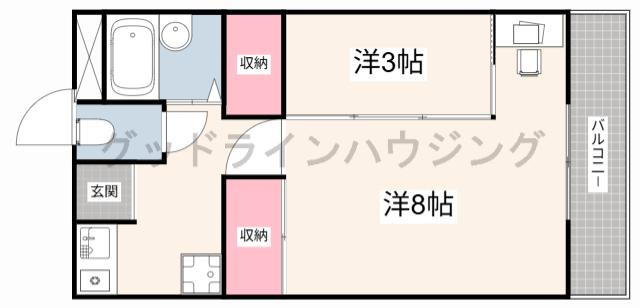 ラフェスタ加東の間取り