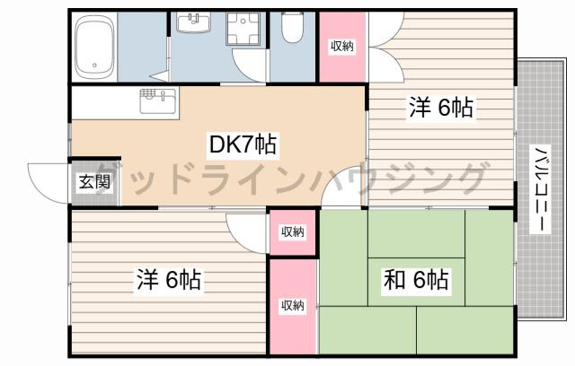 サンクスの間取り