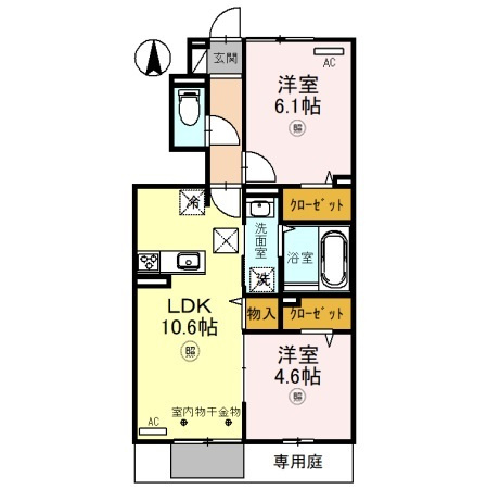 Ｄ－ｒｏｏｍ社の間取り