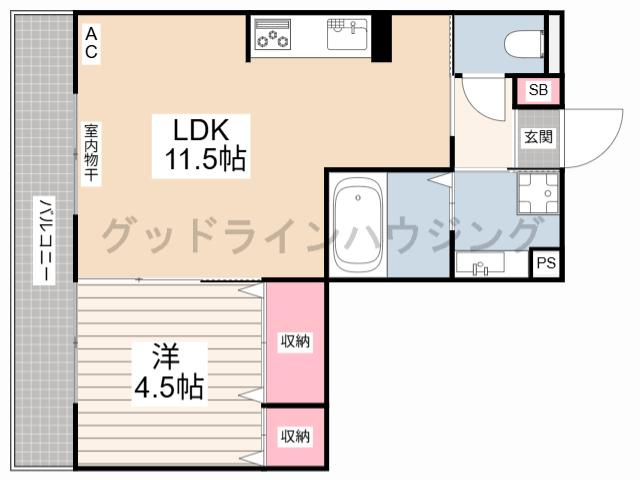 ベルフォーレⅡの間取り