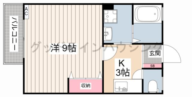 ソラリオ滝野の間取り