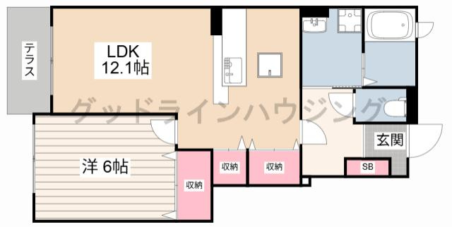 シンヴィオシスＤの間取り