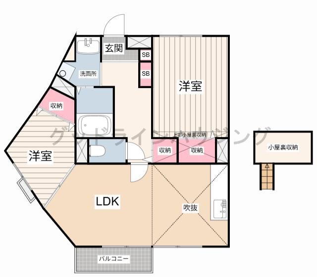 サンセールⅢの間取り
