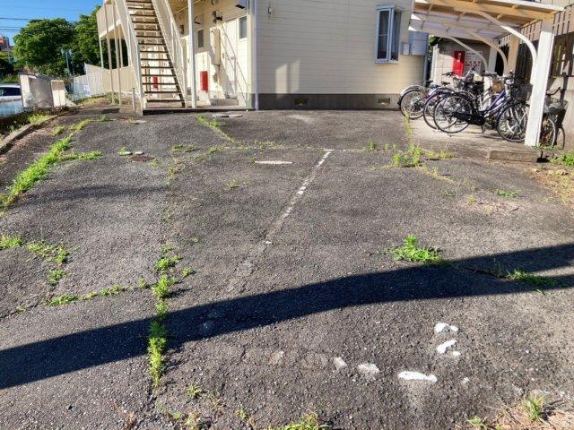 パークサイド社の駐車場