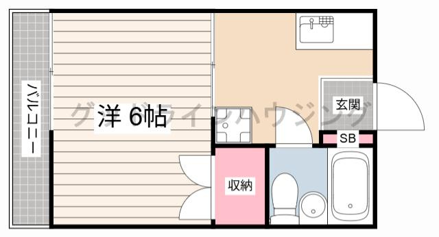 パークサイド社の間取り