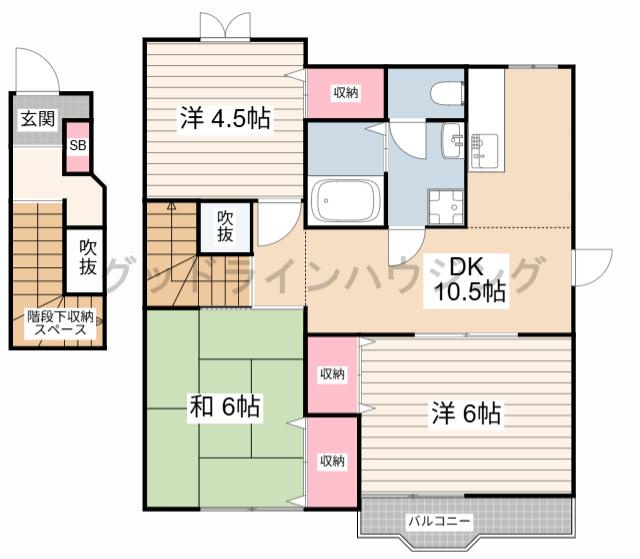 ミニョンラシーヌの間取り