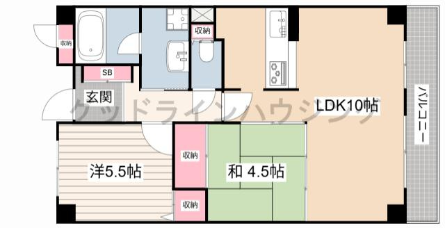 ヌーベゆらのの間取り