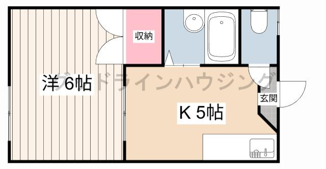 パークシティタキノ黄色の間取り