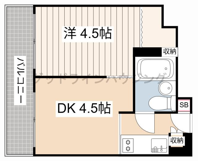 クロスコートの間取り