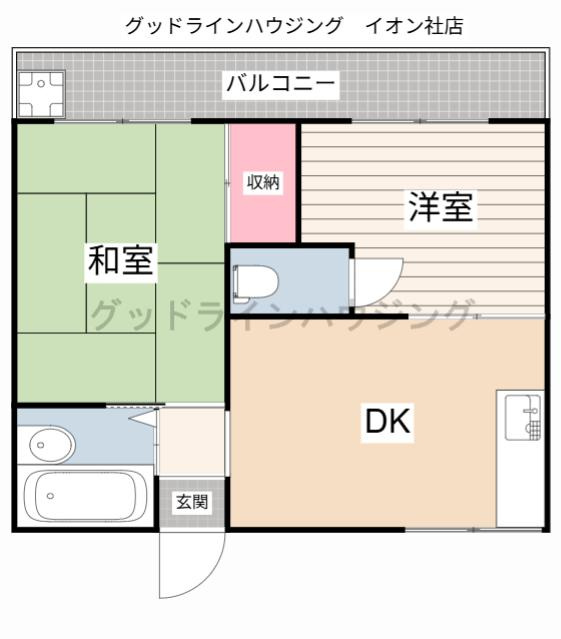 コートグレース１番館の間取り