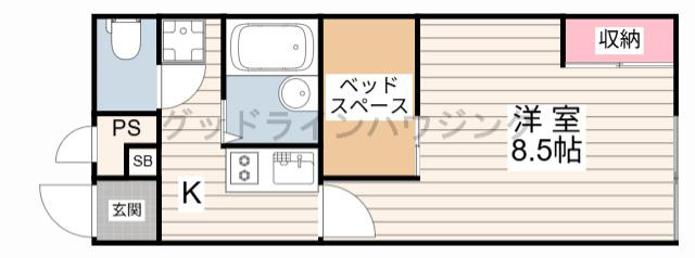 西之芝の間取り