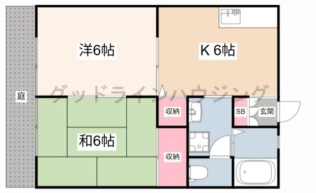 ハイツひろのが丘Ⅰの間取り