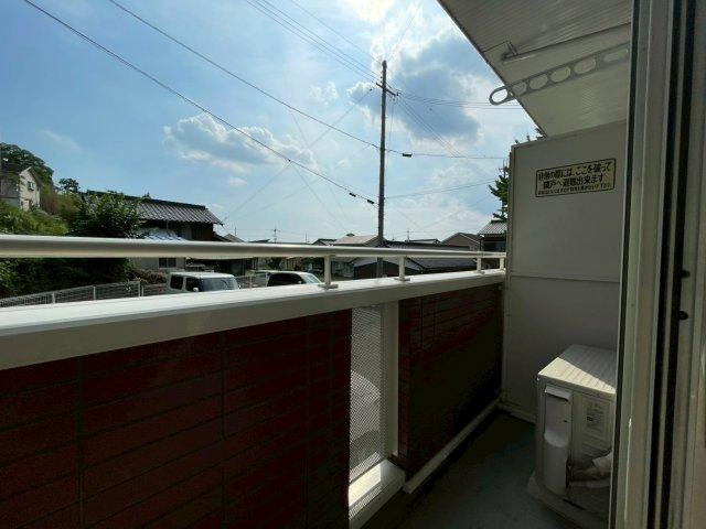 ドリーム新町のバルコニー