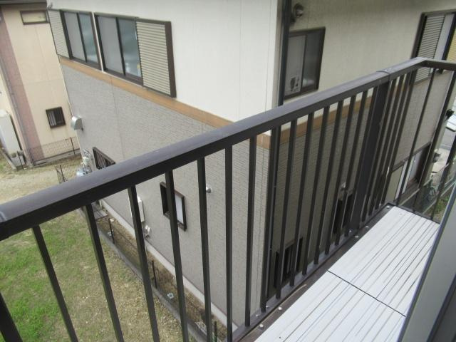 ハイツ2番館のバルコニー