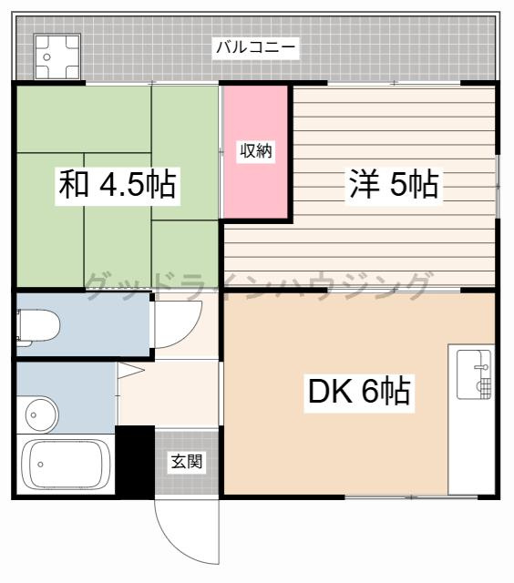 コートグレース1番館の間取り