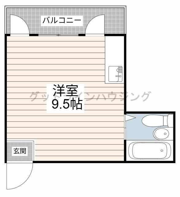 ヒルハイツB棟の間取り