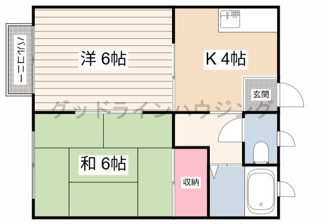 グレイスフルコートの間取り