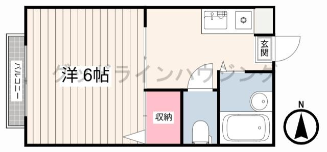 カーサエスクレアAの間取り