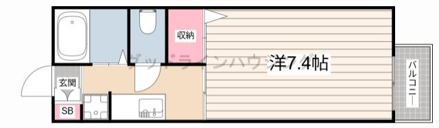 ハイツ　フラリッシュⅡの間取り