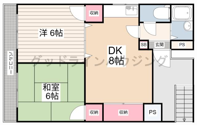 東邦パレス社の間取り