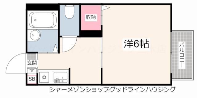 フレンドリー上中の間取り