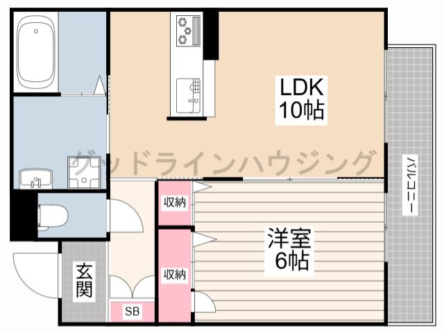 シャーメゾンバミューダグラスの間取り