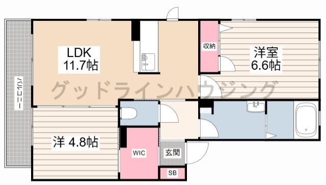 メゾン萩原の間取り