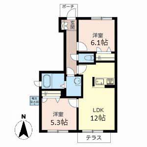 コスモ・レジデンスの間取り