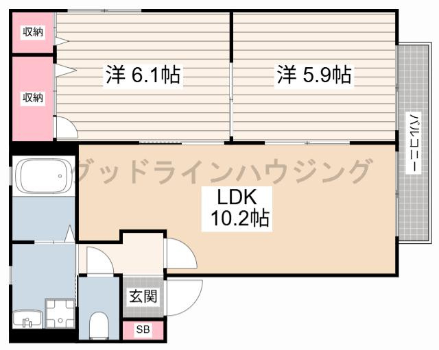 カーサチェレステの間取り